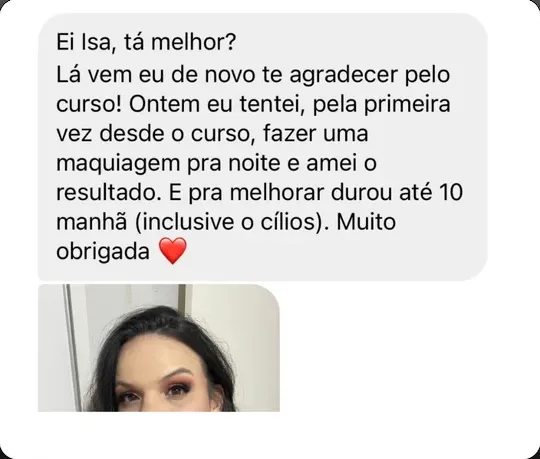 Depoimento de aluna