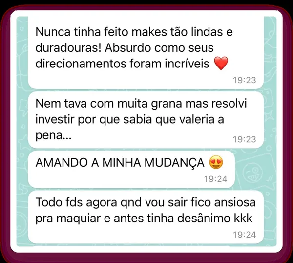 Depoimento de aluna