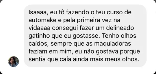 Depoimento de aluna