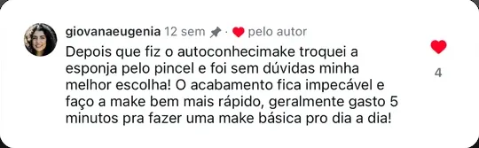 Depoimento de aluna