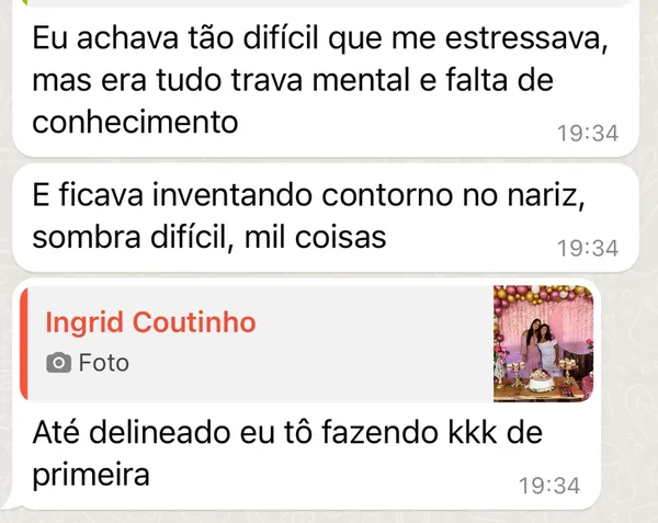 Depoimento de aluna